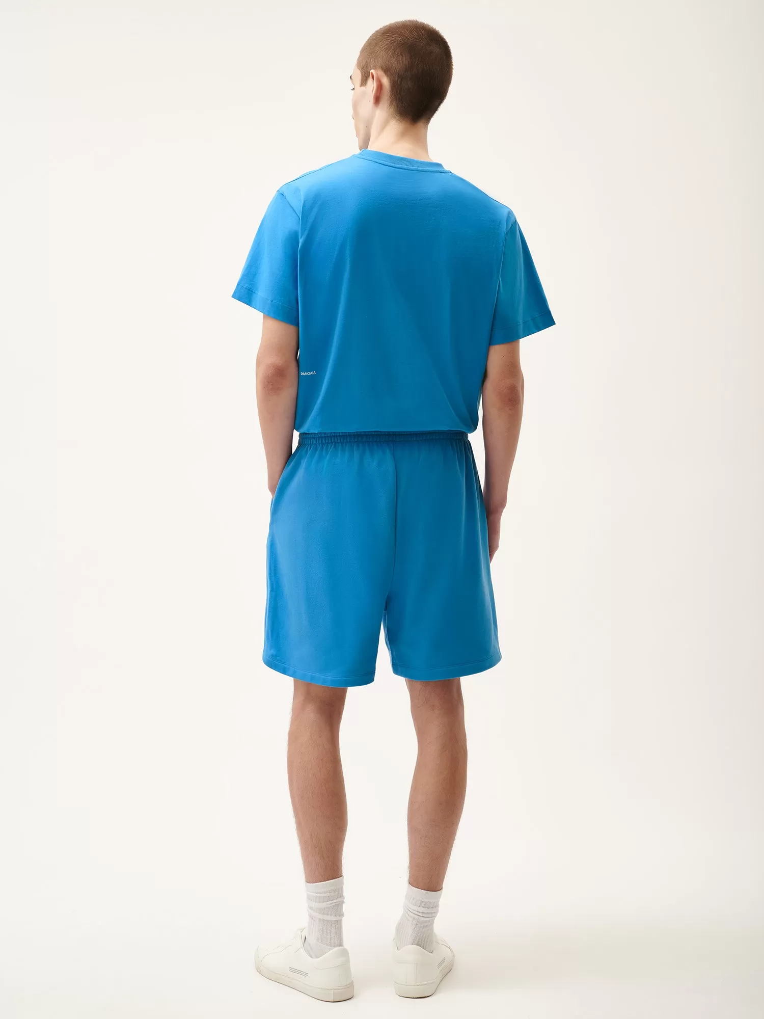 365 Midweight Mid Length shorts—geyser-blue