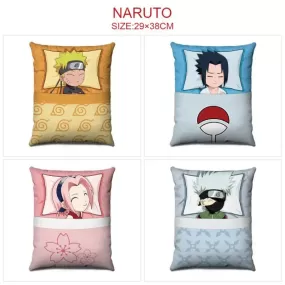 38CM NEW Naruto Plush Toys Uchiha Sasuke Uchiha Itachi Hyuga Sofa Bed Cushion Cushion Stuffed Pillow Car Bolster Doll Toys