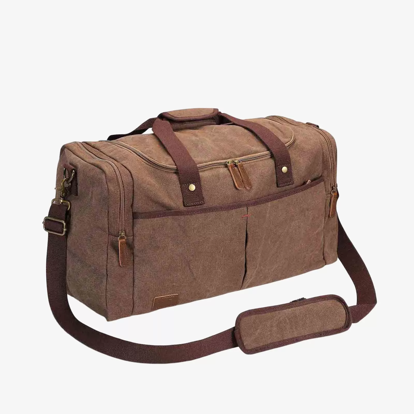 65L Large Canvas Travel Duffel Bag