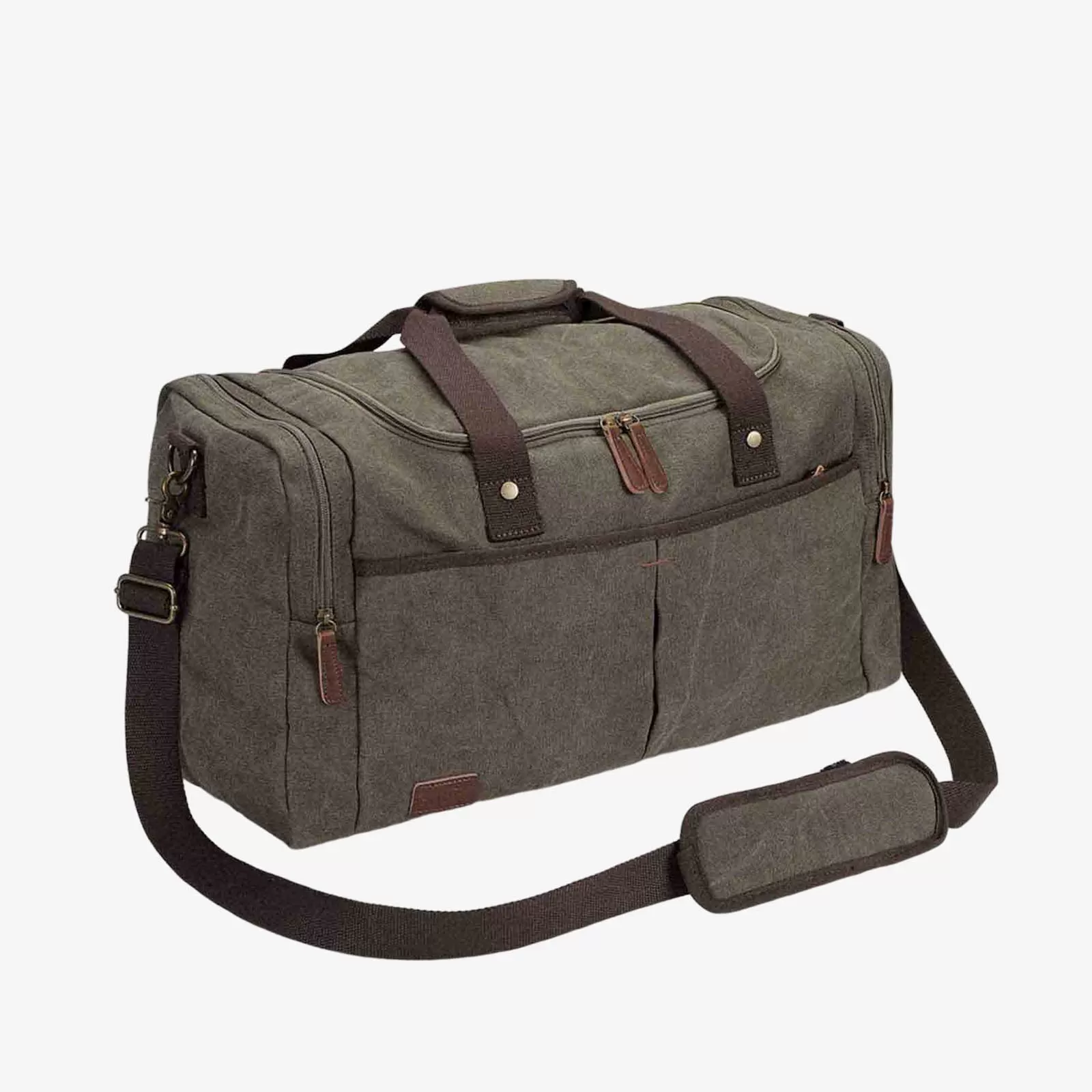 65L Large Canvas Travel Duffel Bag