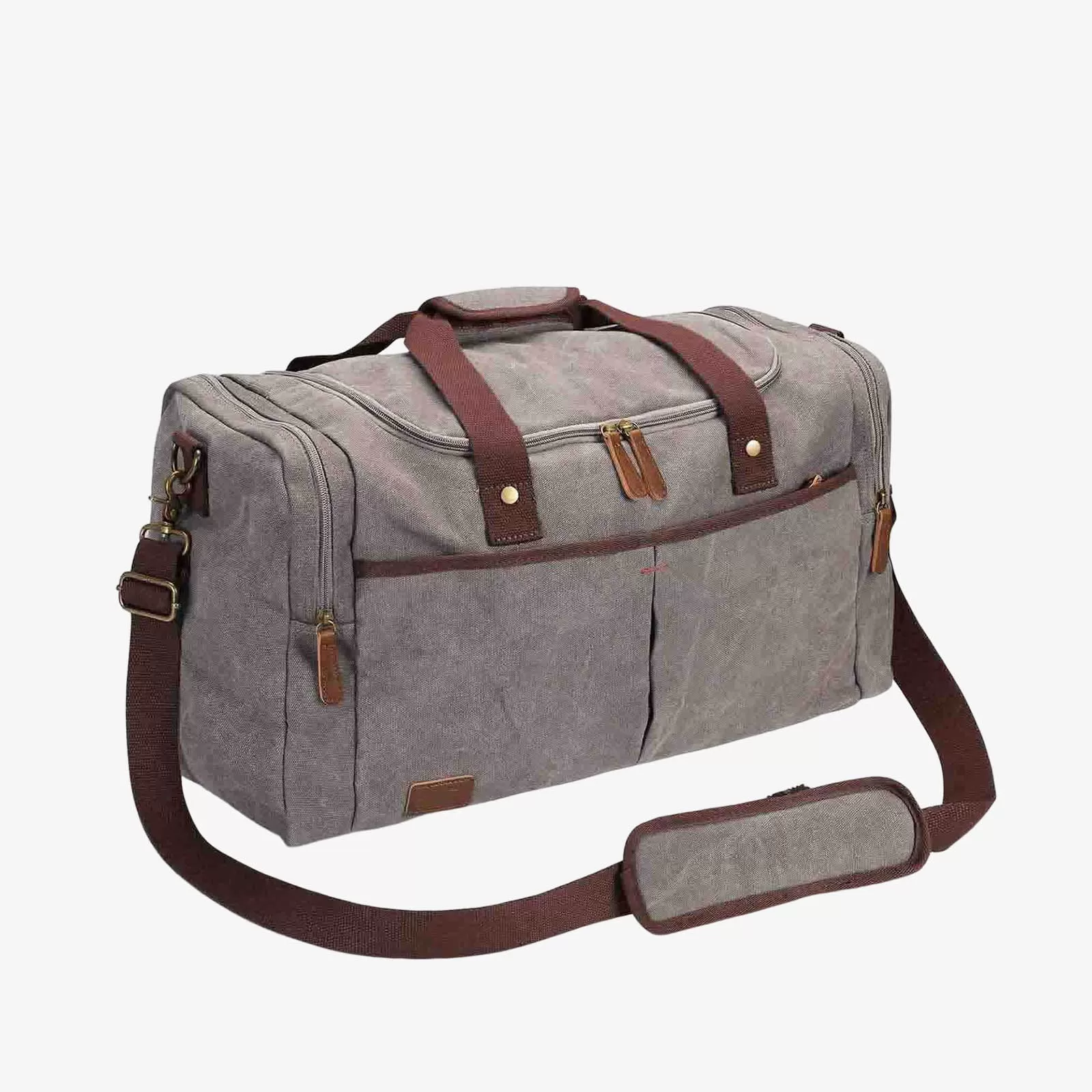 65L Large Canvas Travel Duffel Bag