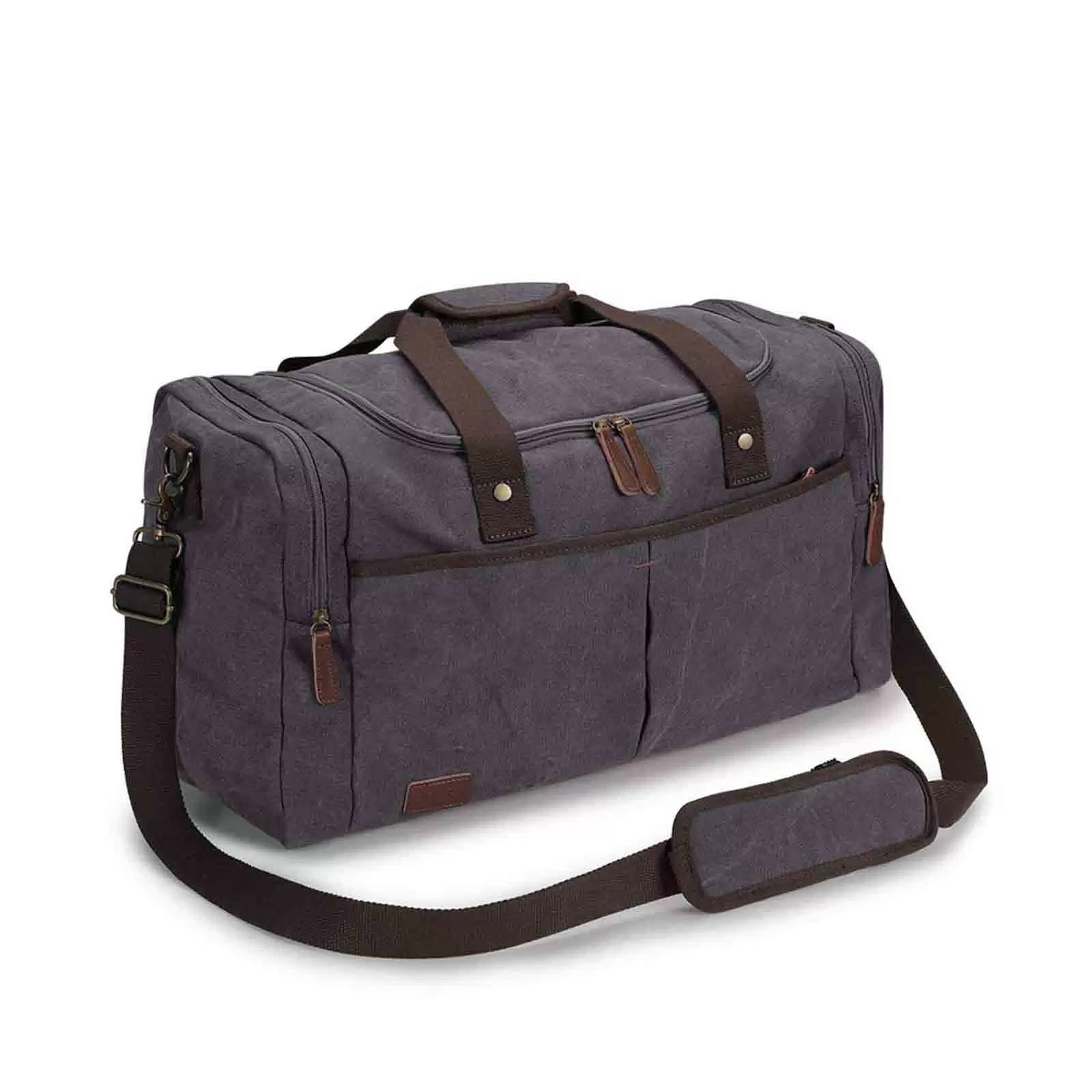 65L Large Canvas Travel Duffel Bag