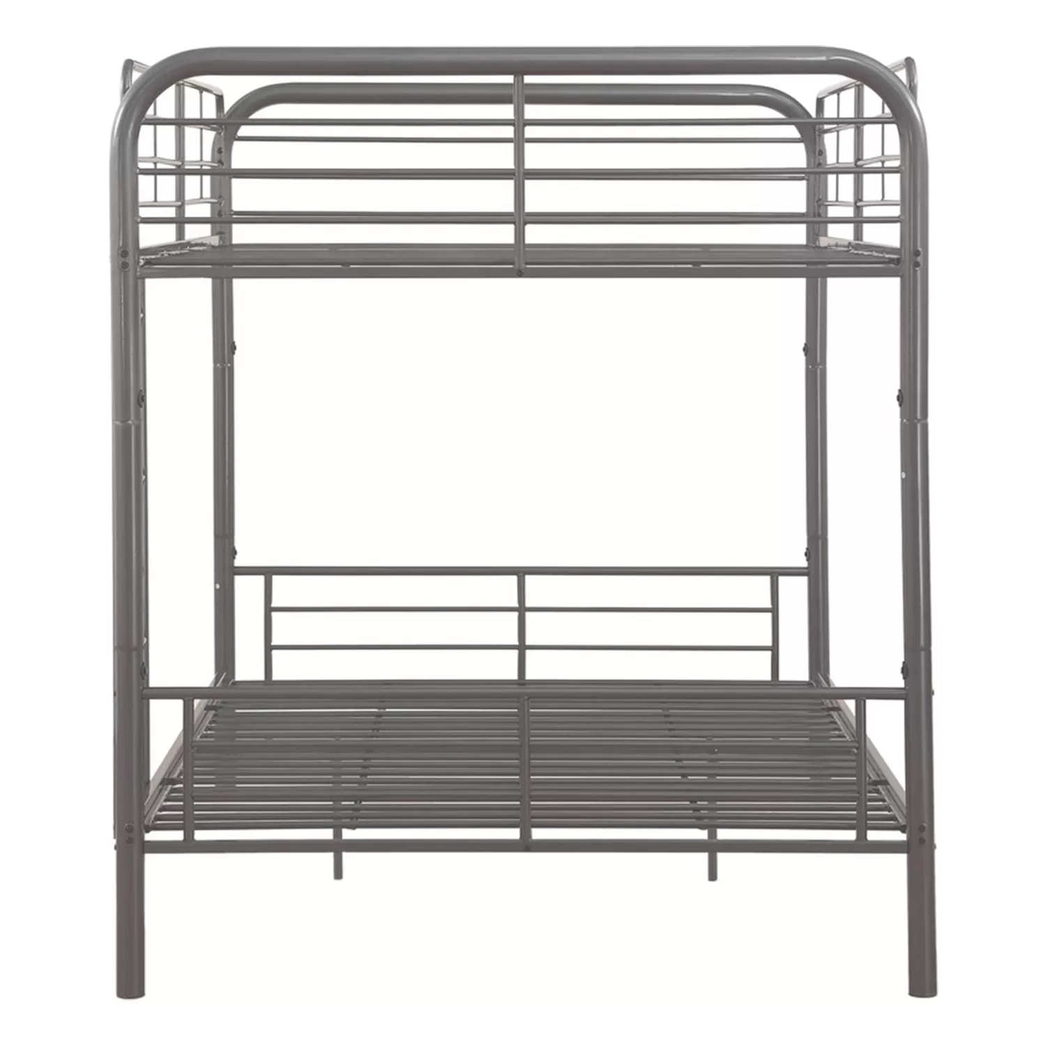 79 X 42 X 61 Gunmetal Metal Twin Over Twin Bunk Bed