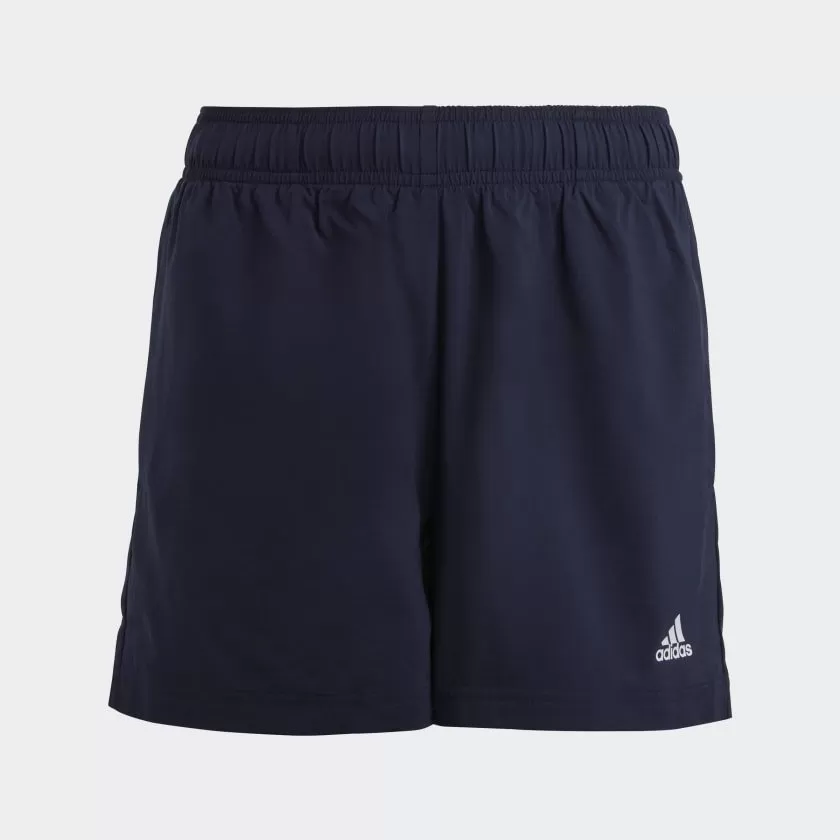 ADIDAS JUNIOR ESSENTIALS SMALL LOGO CHELSEA NAVY SHORTS