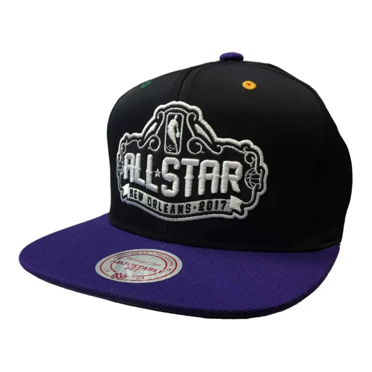 All Star Game 2017 New Orleans Mitchell & Ness Slick Snapback Flat Bill Hat