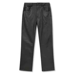 Amicci Manzoni Coated Flare Pants Black