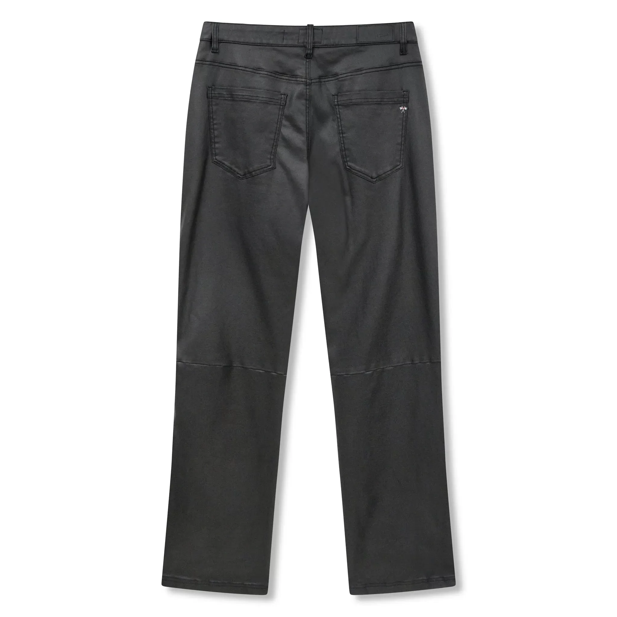 Amicci Manzoni Coated Flare Pants Black