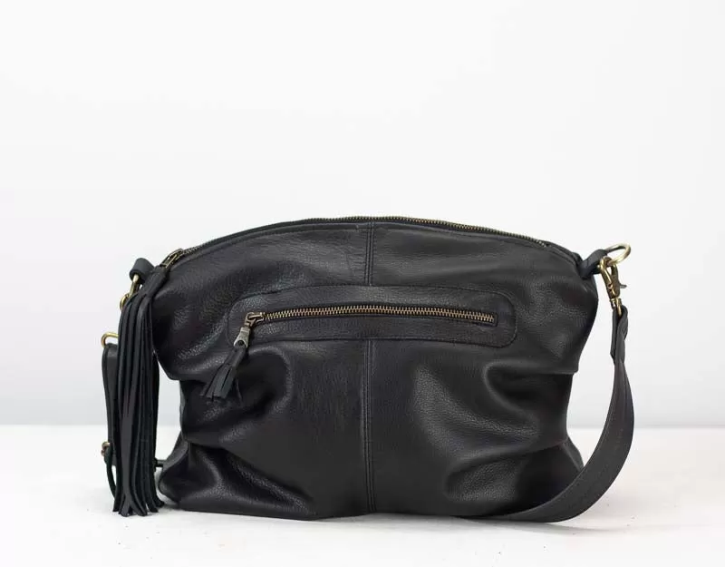 Ariadne purse - Black leather