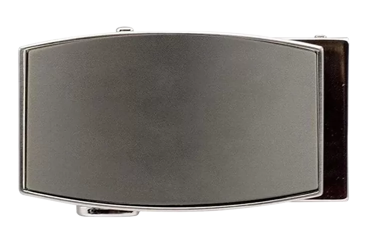 Aston Brushed Pewter Golf Buckle, Fits 1 3/8 Straps