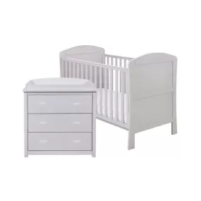 Babymore Aston 2 Piece Room Set - Grey