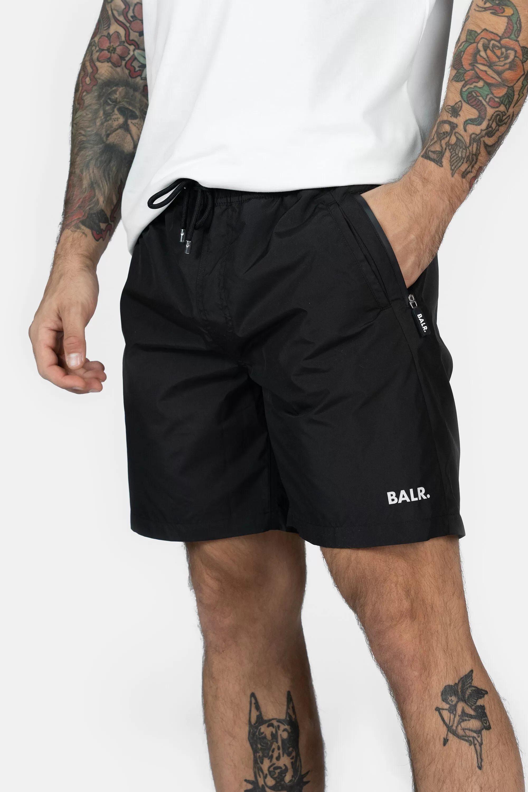 BALR. Classic Swim Shorts Jet Black