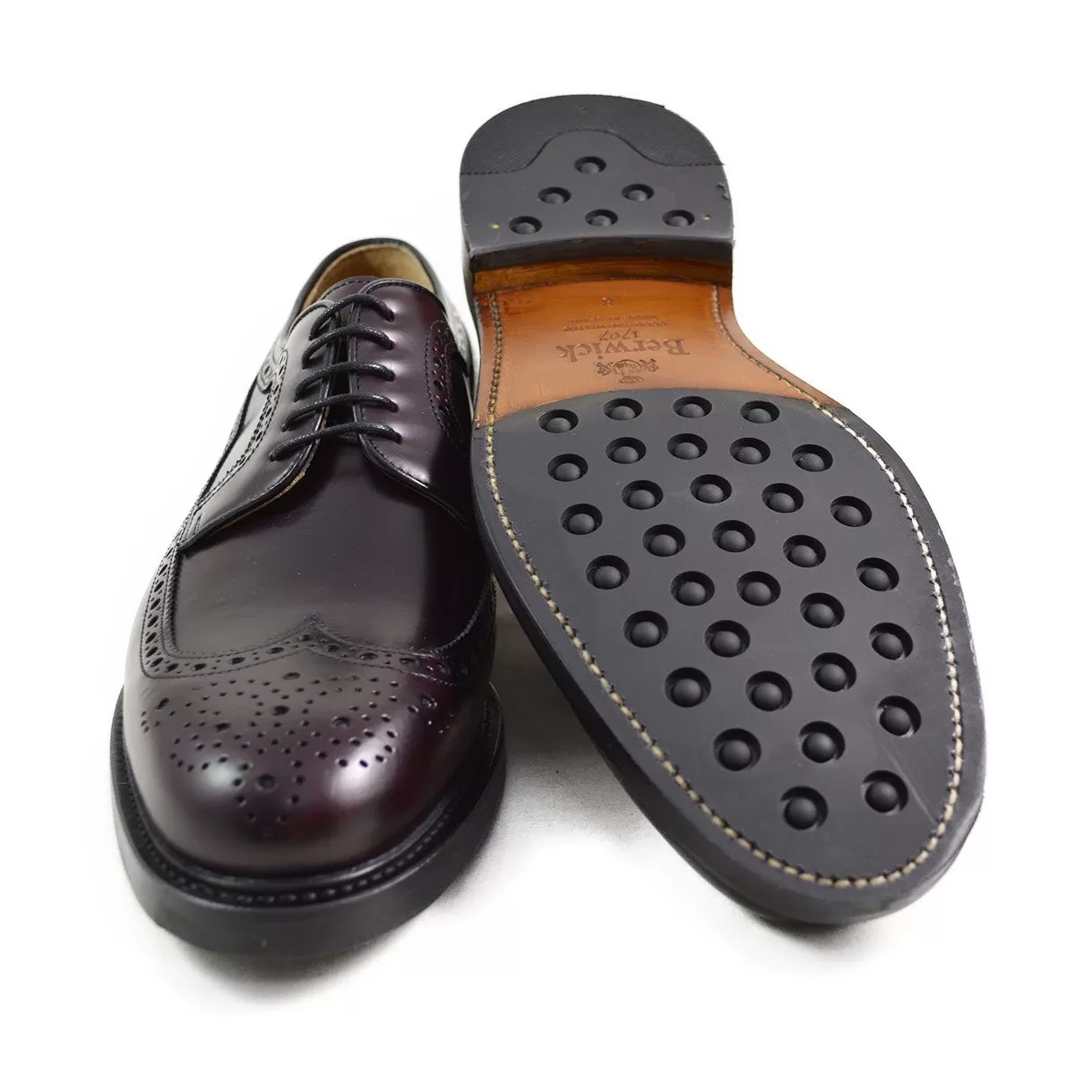 Berwick 1707 Long Wing Brogue (3681) - Burgundy Rois