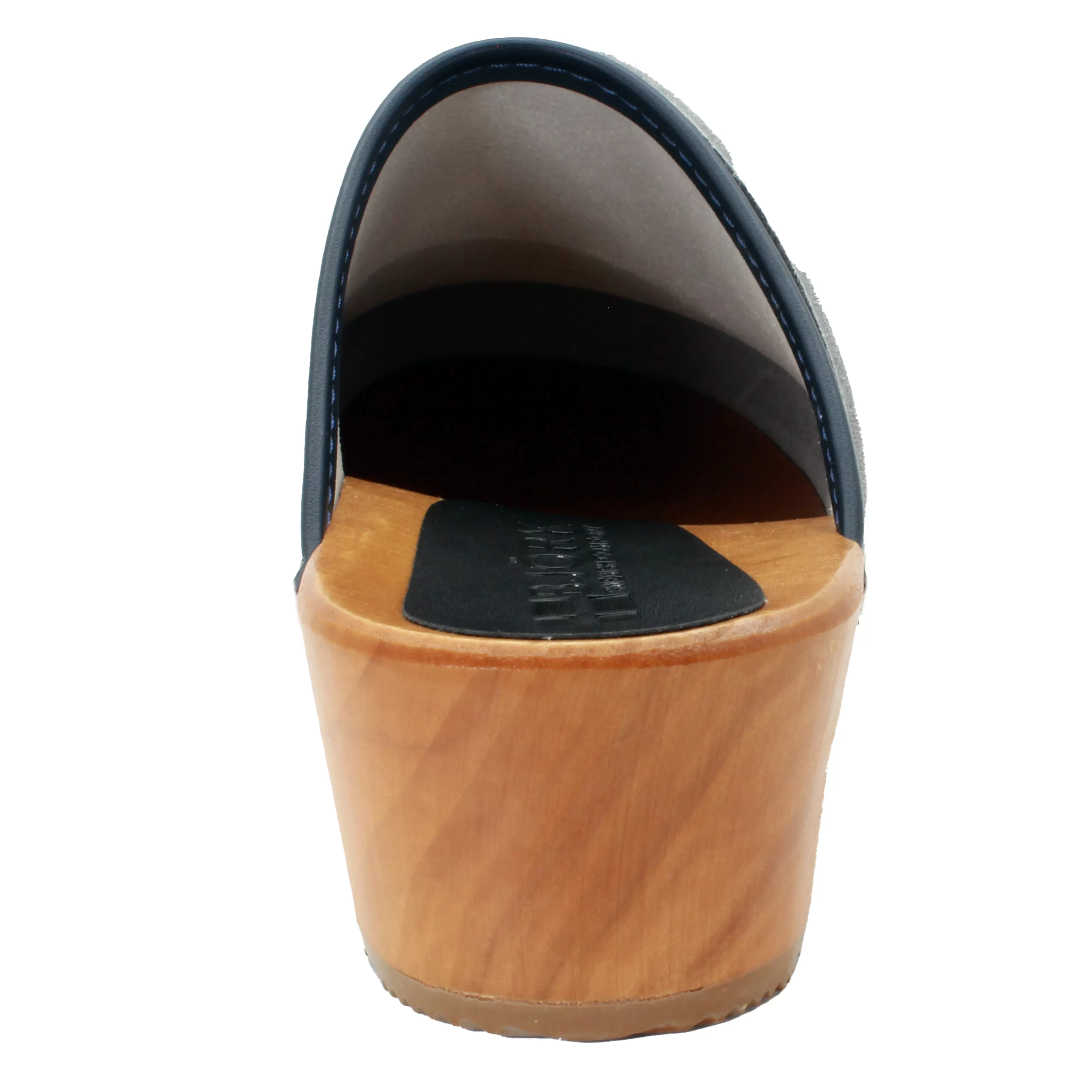 BJORK Maja Wood Liberty Leather Clogs