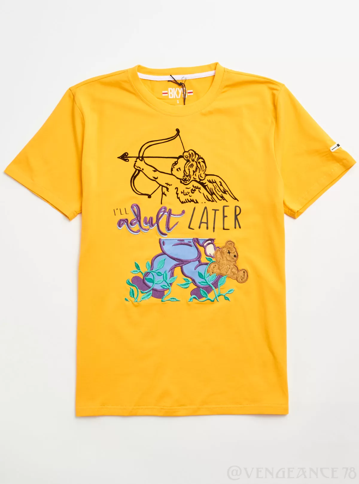 Bkys T-Shirt - Adult Later - Gold - T183