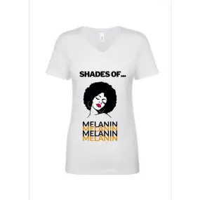 Black Beauty, (Shades of Melanin), African Goddess, Casual Afrocentric Tee Shirt For Women