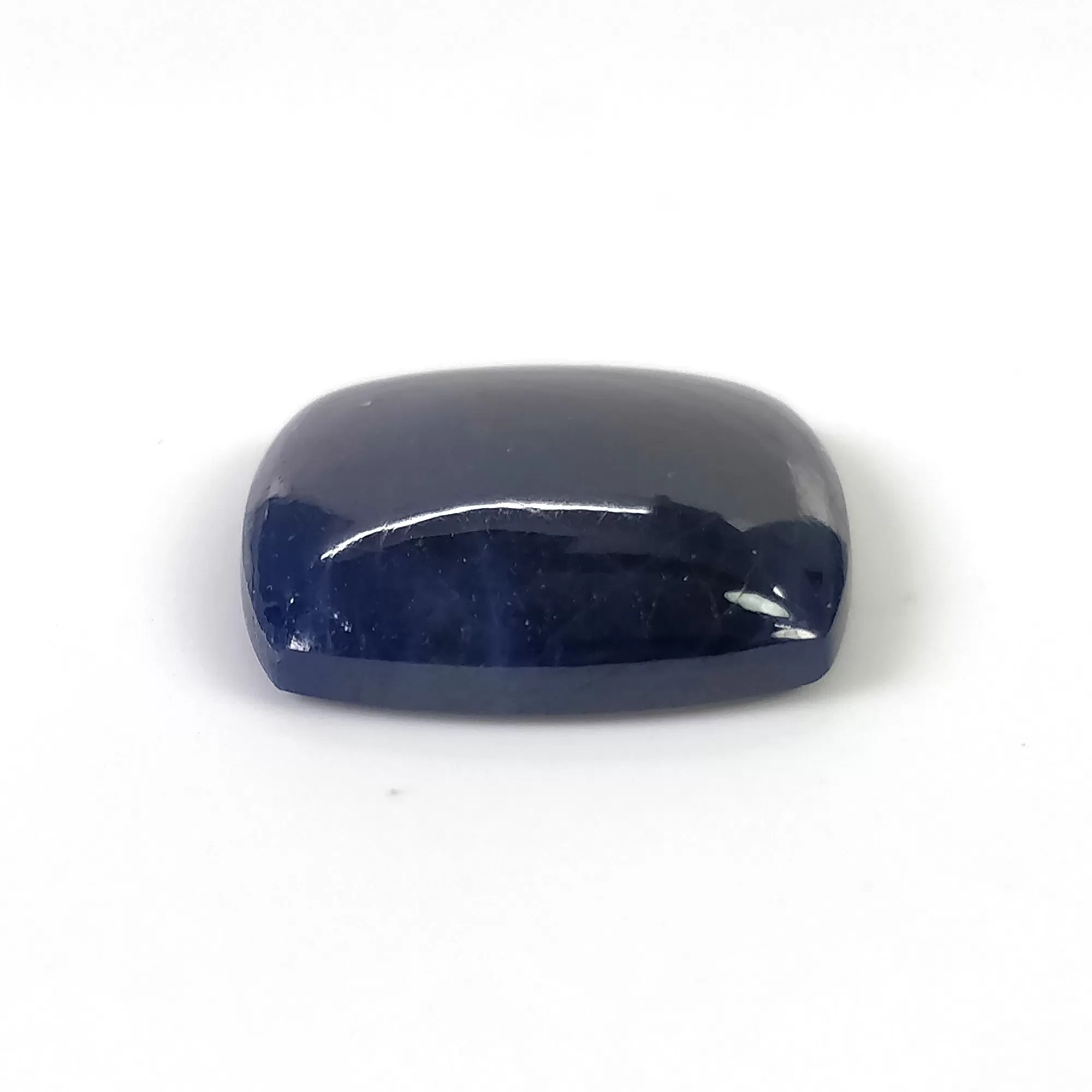 BLUE SAPPHIRE Gemstone Cabochon : 24.00cts Natural Untreated Unheated Sapphire Gemstone Cushion Shape Cabochon 20mm 1pc For Pendant