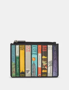 Bookworm Black Leather Franklin Purse