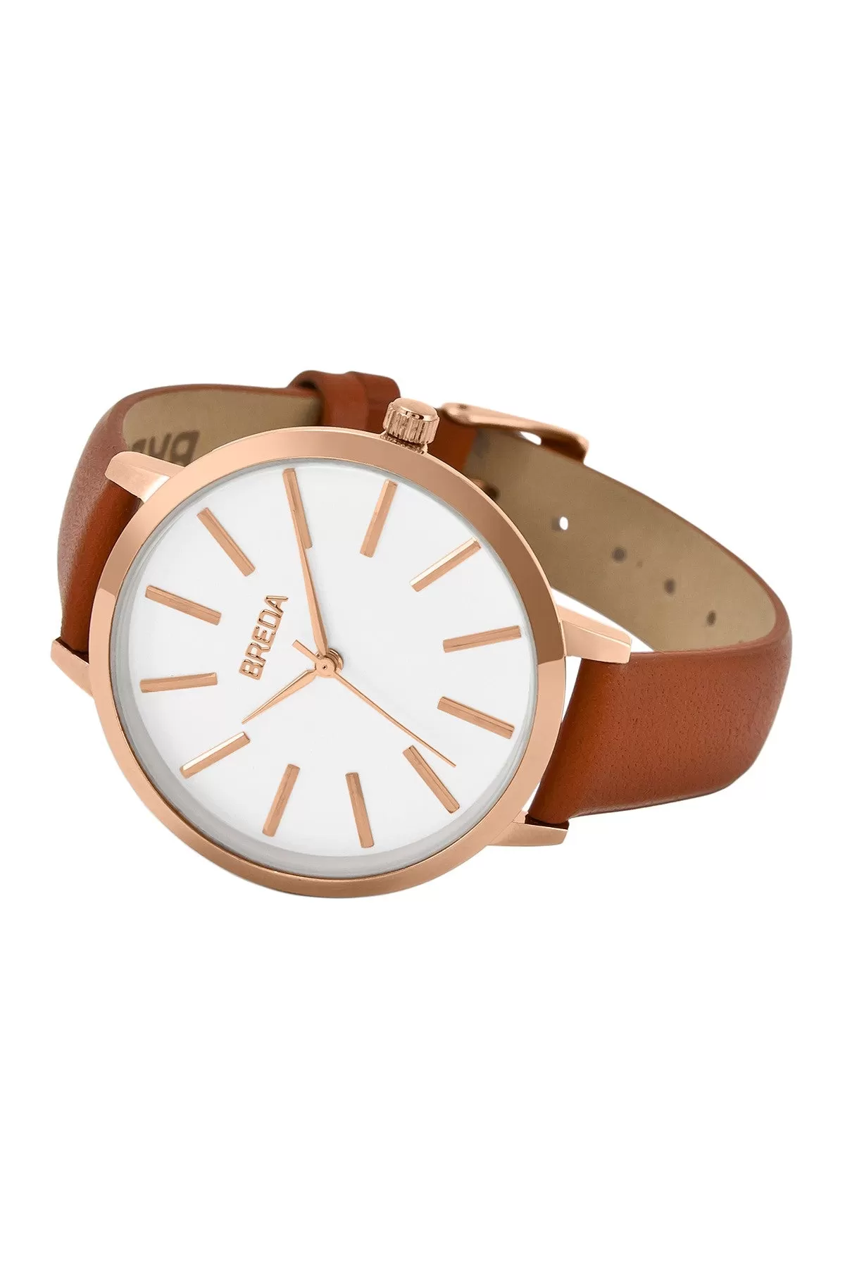 BREDA Women's Joule Leather Strap Watch, 37mm