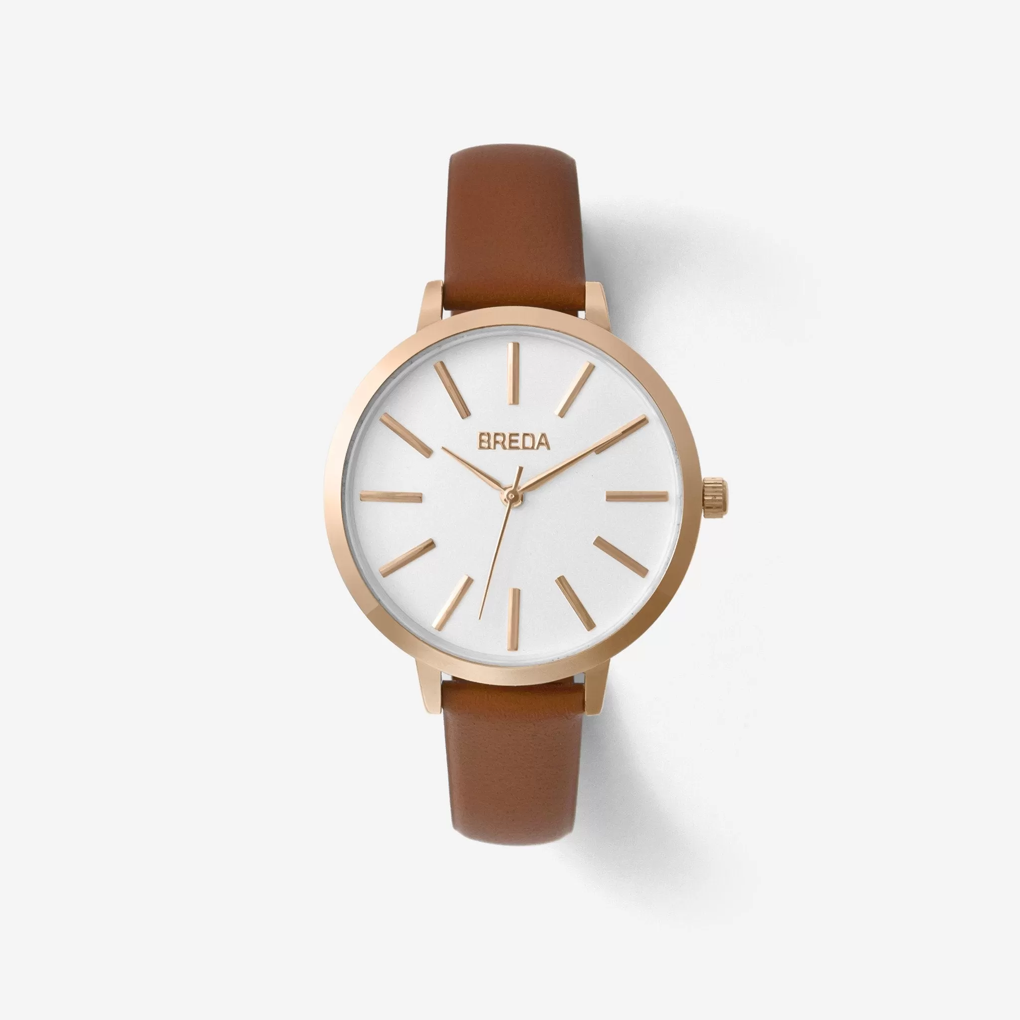 BREDA Women's Joule Leather Strap Watch, 37mm