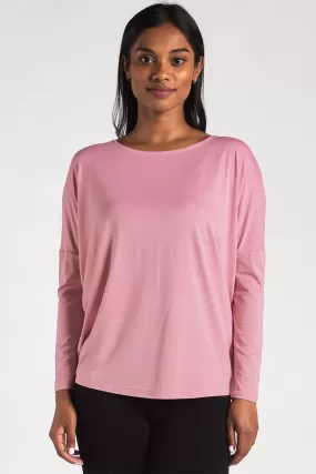 Bridget Dolman Bamboo Top - Pink