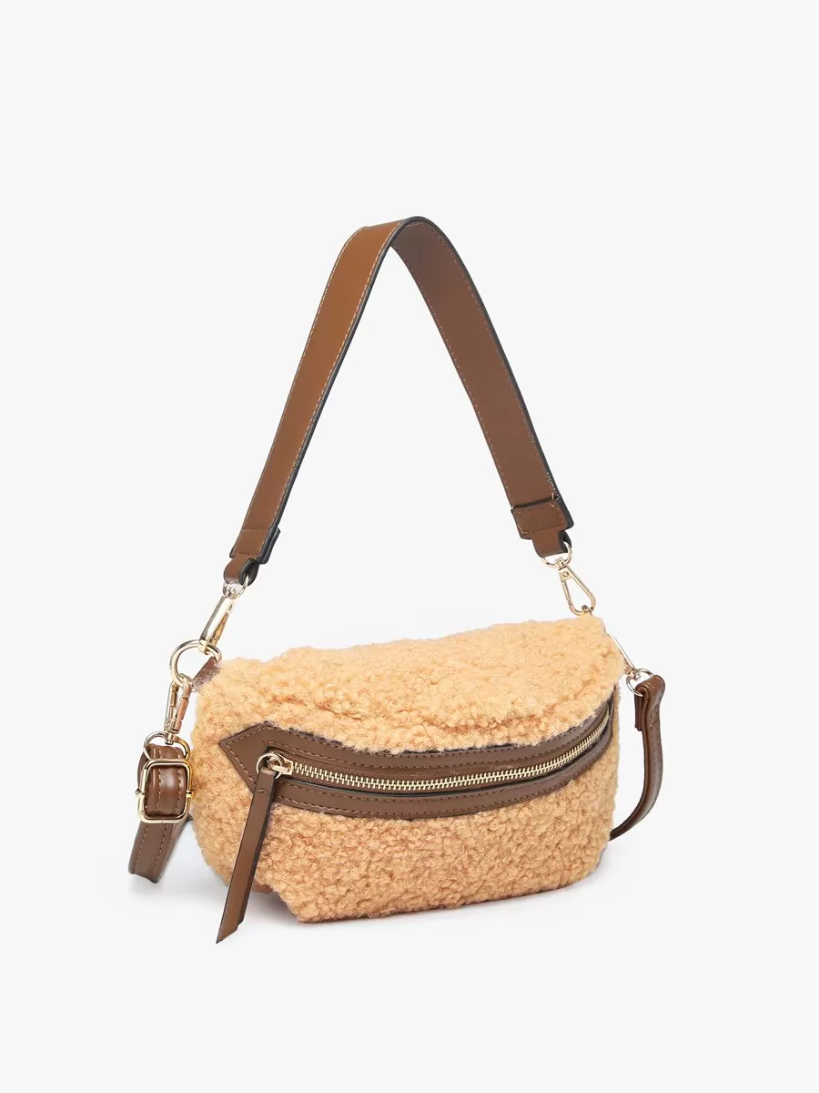 Brookie Vegan Sherpa Belt Bag