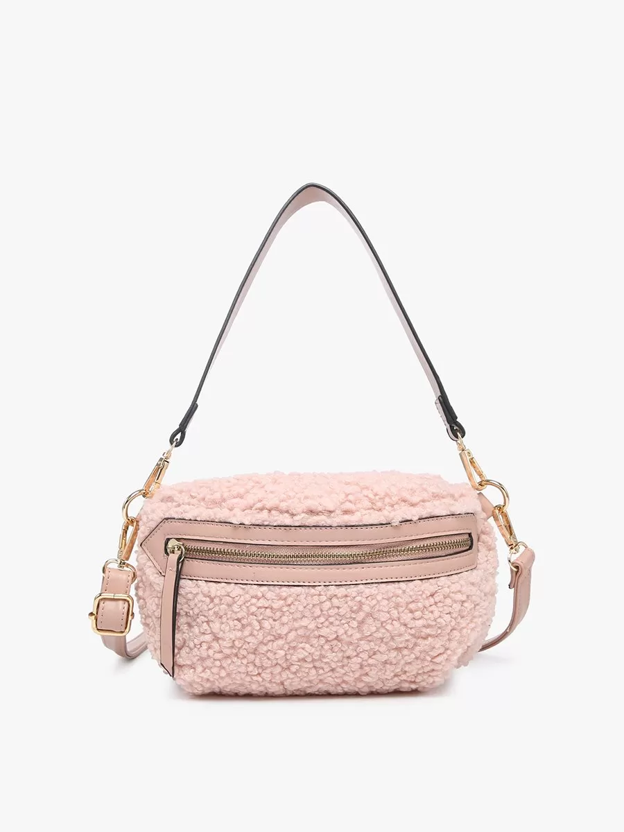 Brookie Vegan Sherpa Belt Bag