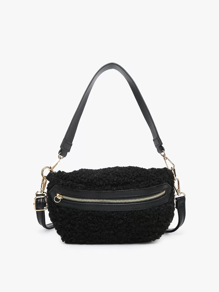 Brookie Vegan Sherpa Belt Bag