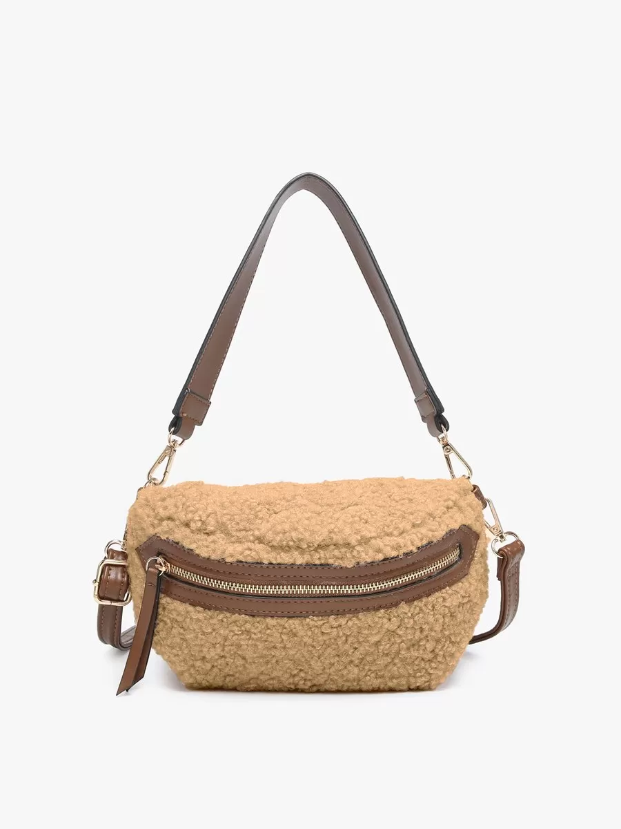 Brookie Vegan Sherpa Belt Bag