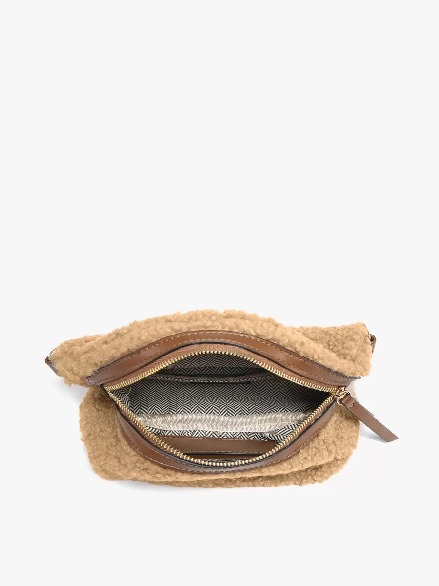 Brookie Vegan Sherpa Belt Bag