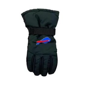 Buffalo Bills With Primary Logo Black Insulated Gloves