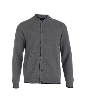 Cashmere Bomber Jacket with Tipping