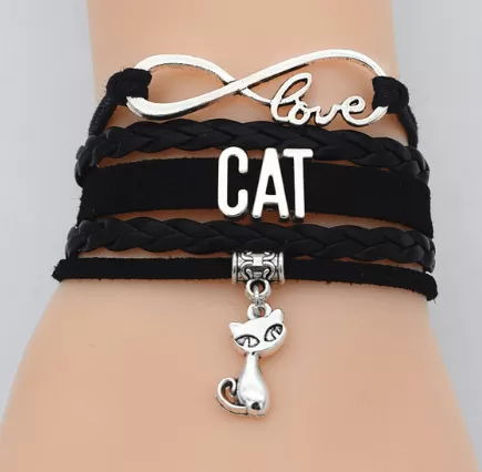 CAT LOVE INFINITY BRACELET