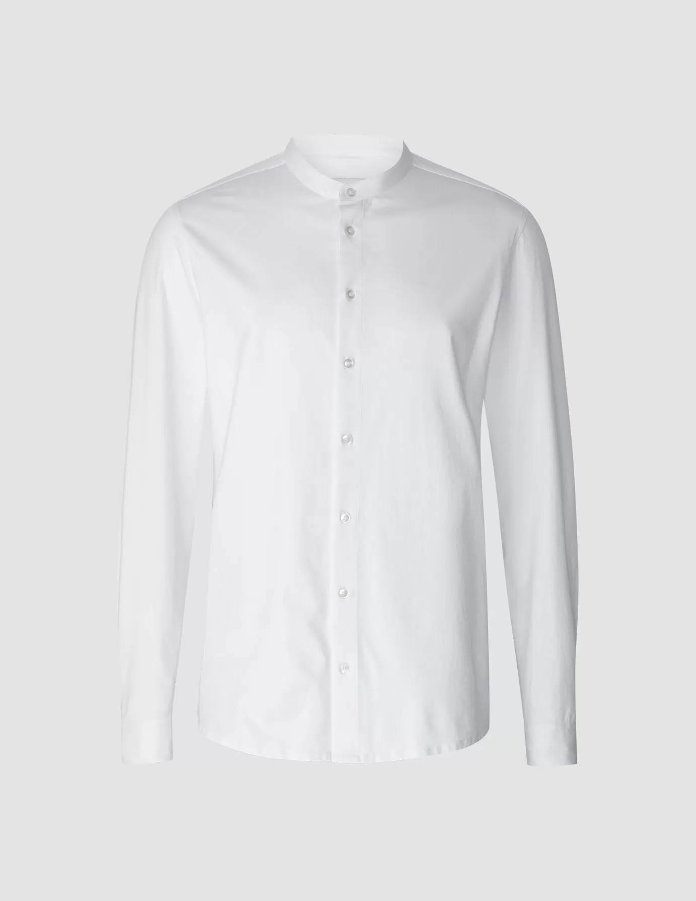 Classic Shirt Mandarin Collar White