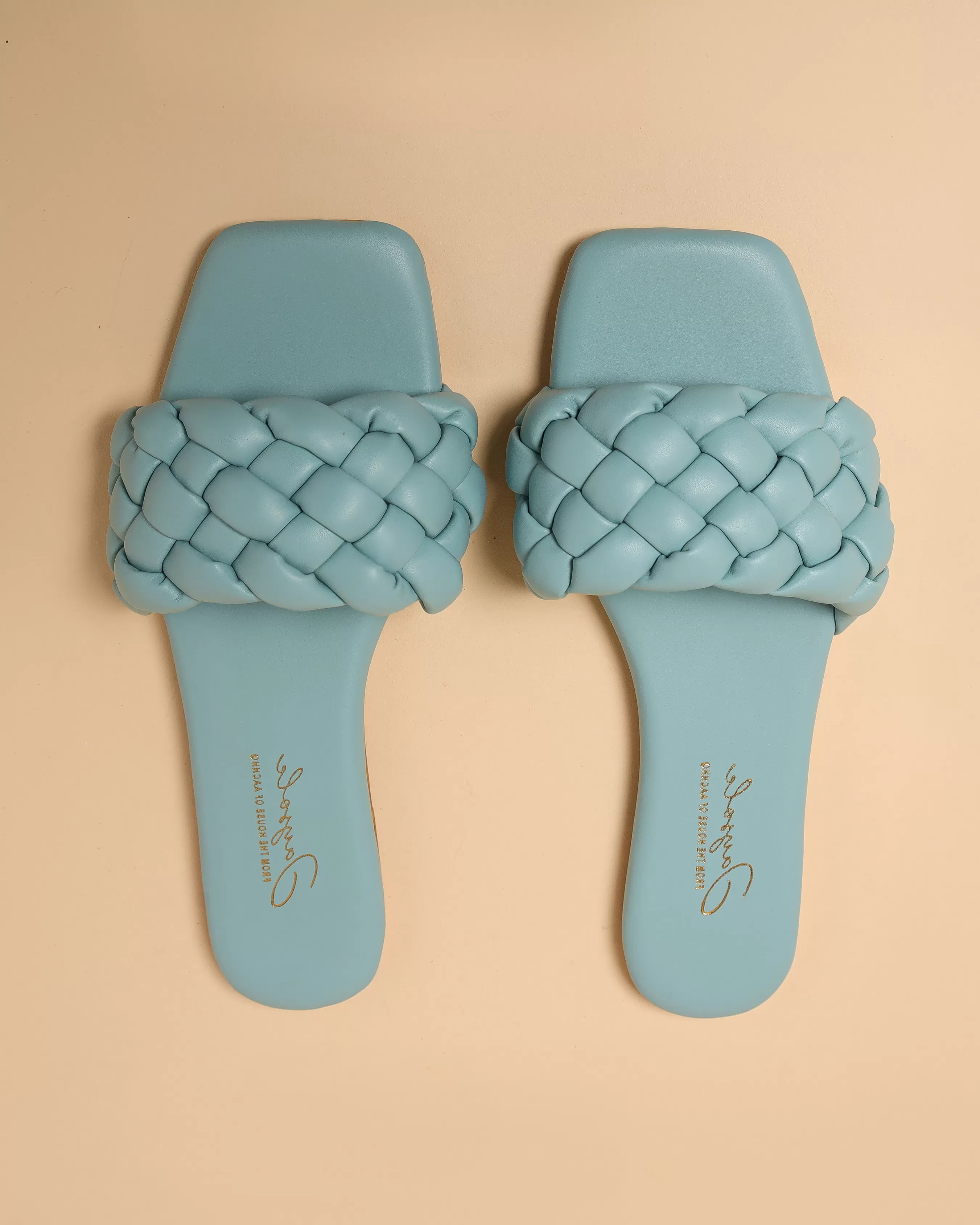 Coastal Shade Braided Slides