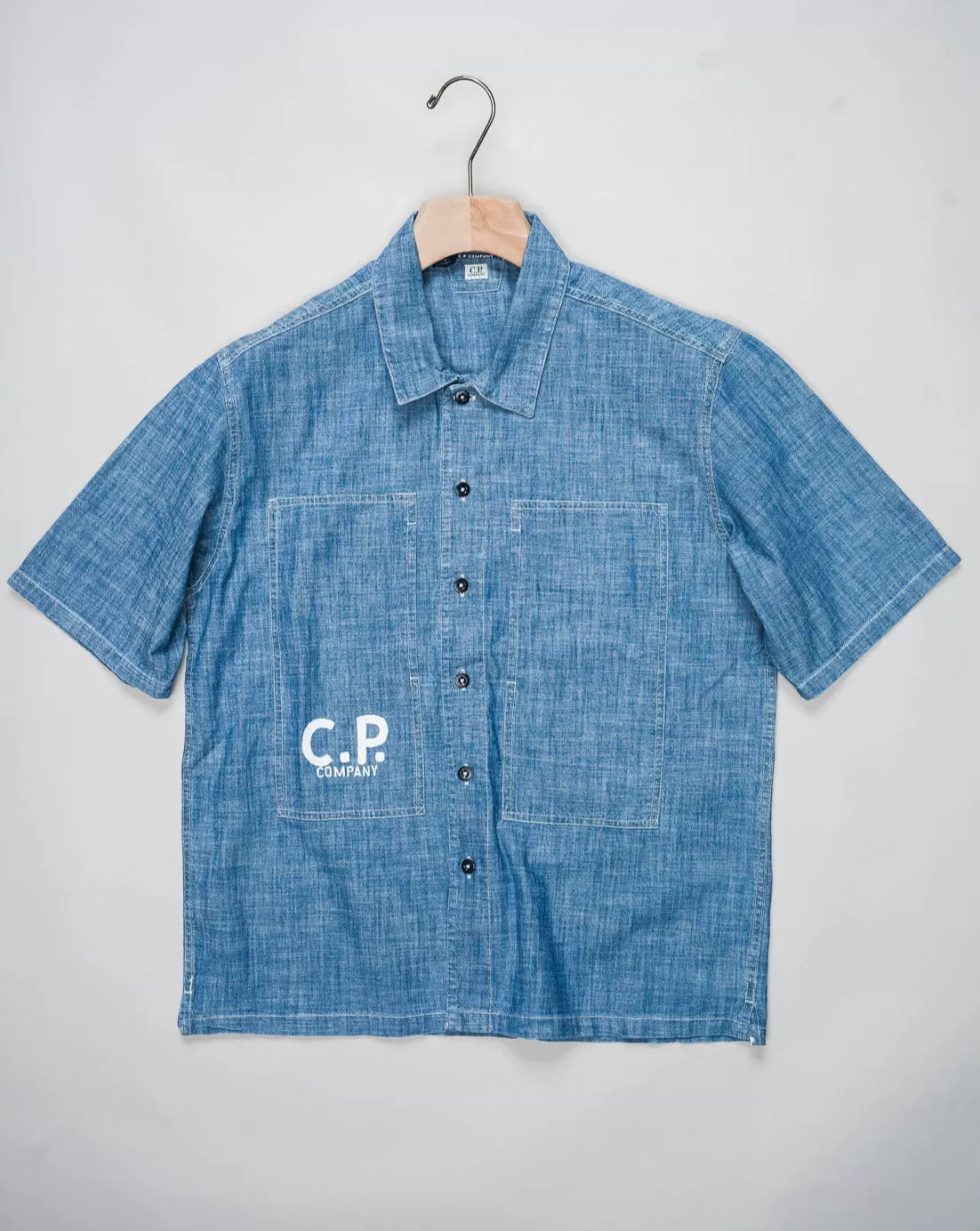 C.P. Company Chambray Short Sleeve Shirt