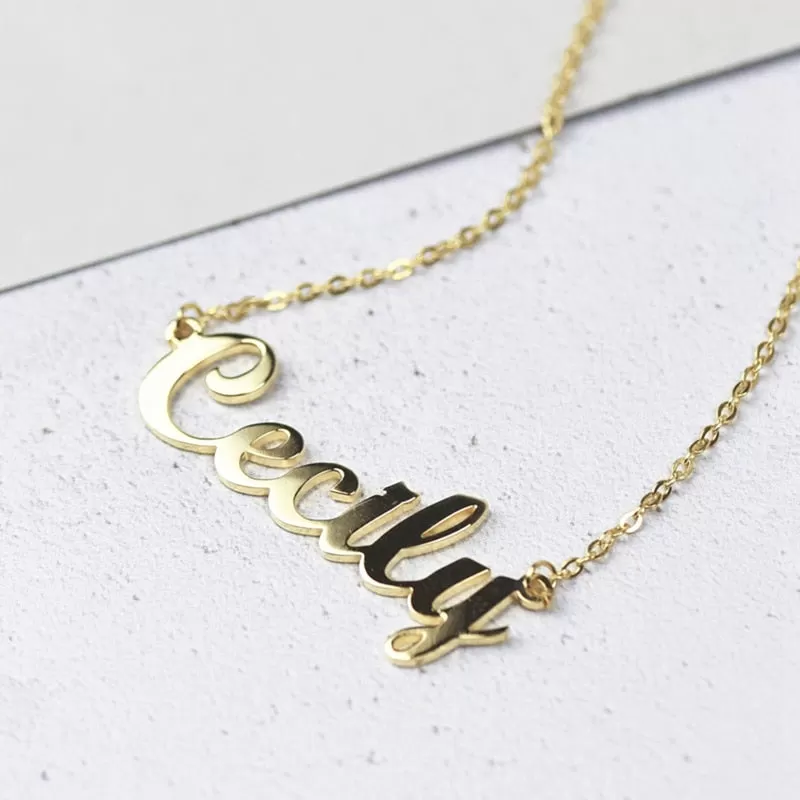 Custom Nameplate Necklace-Best Christmas Gifts For Women