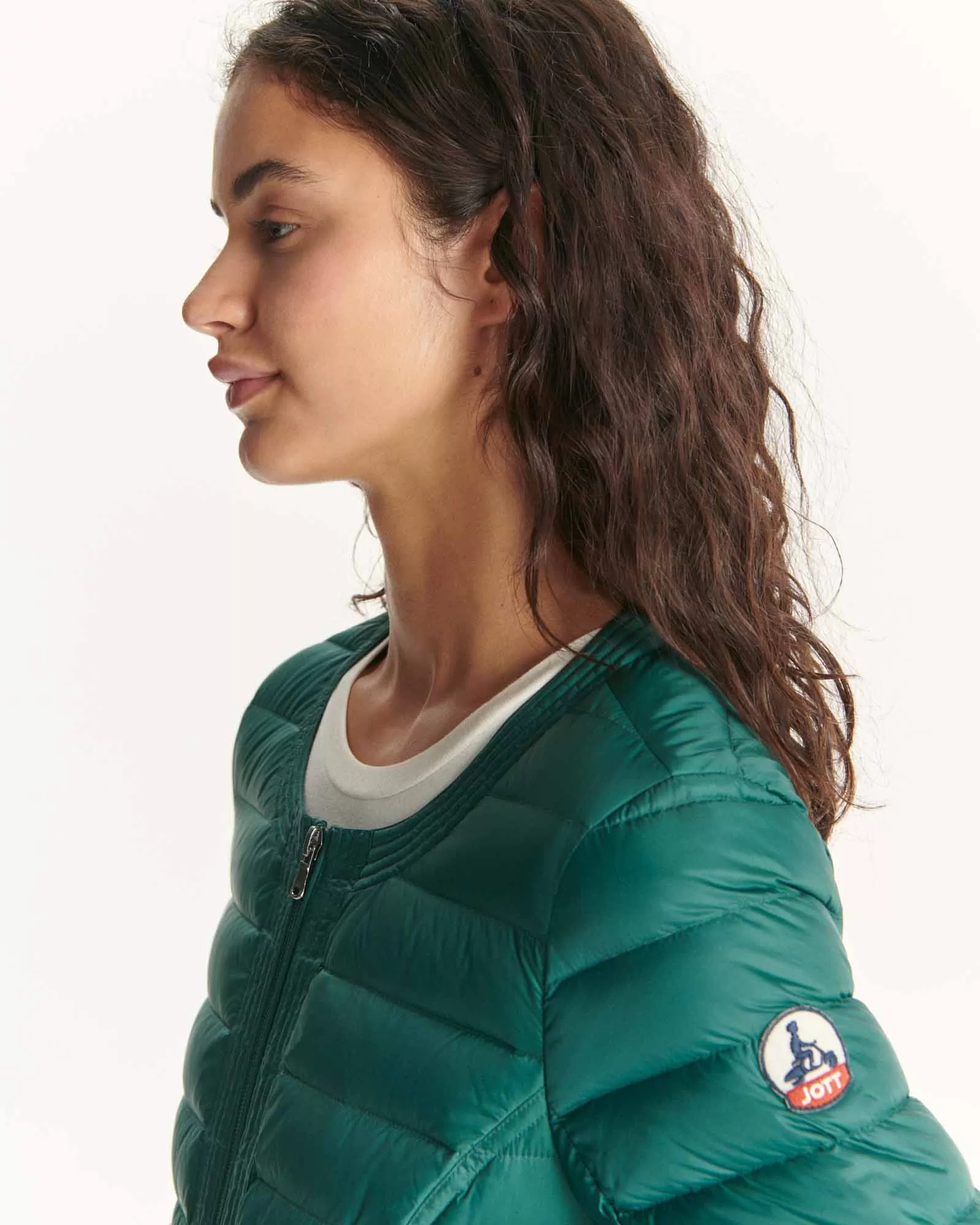 Dark green Douda lightweight puffer jacket