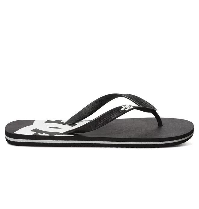 DC SPRAY Sandals - Black/Black/White