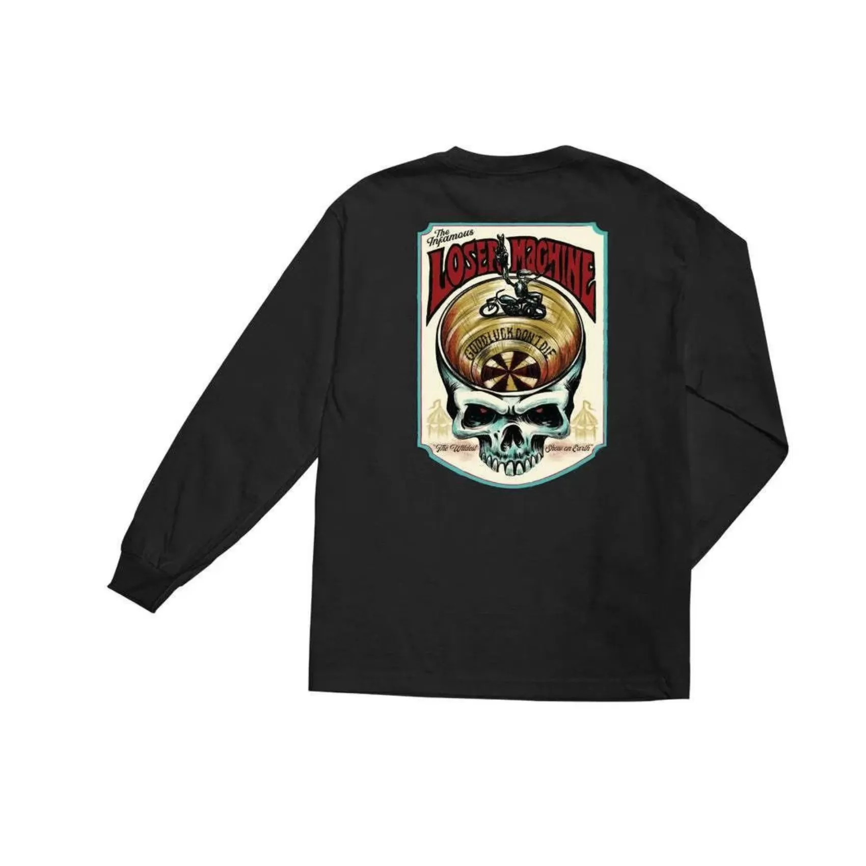 Death Wall LS Tee - Black