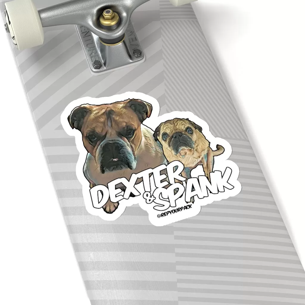 Dexter & Spank Stickers