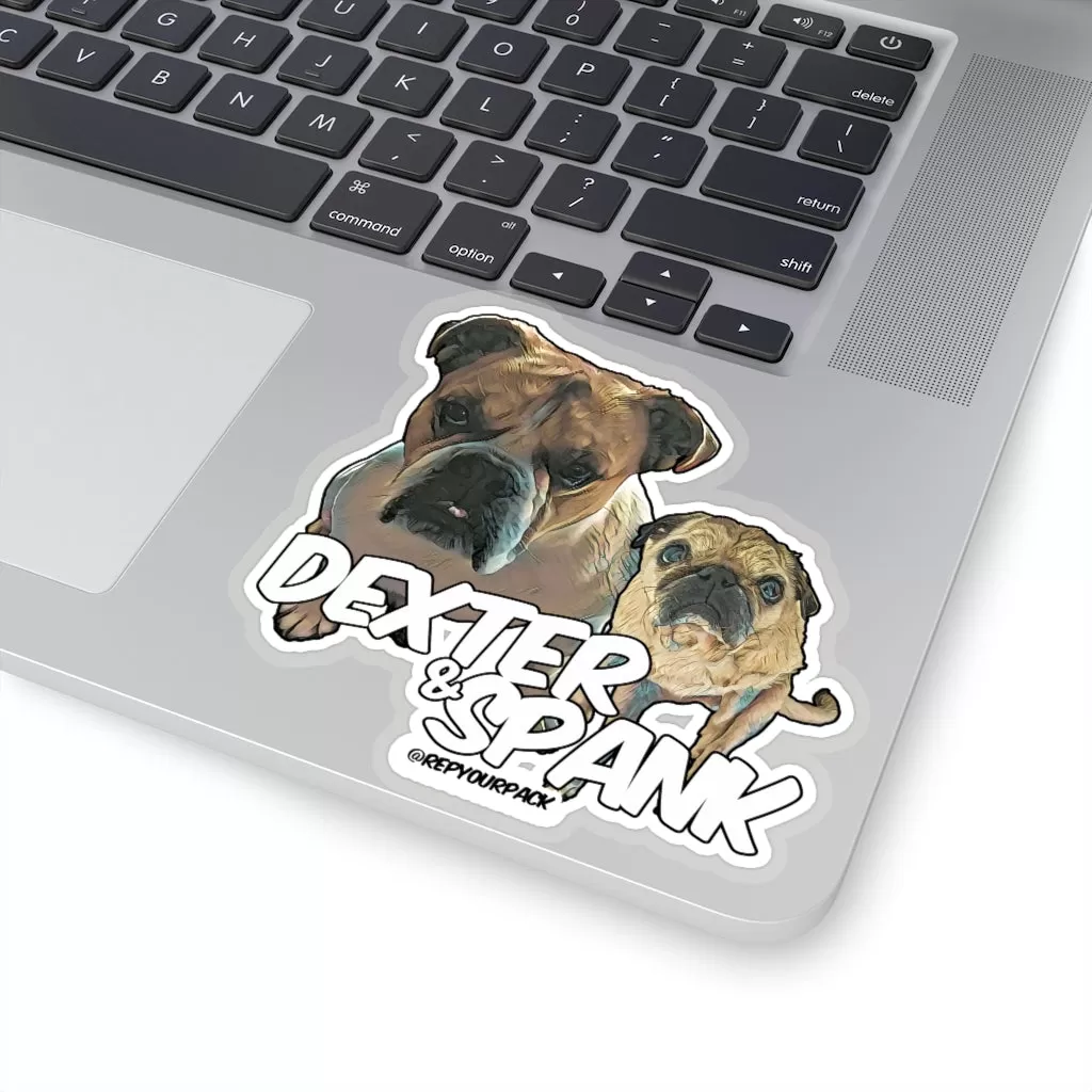 Dexter & Spank Stickers