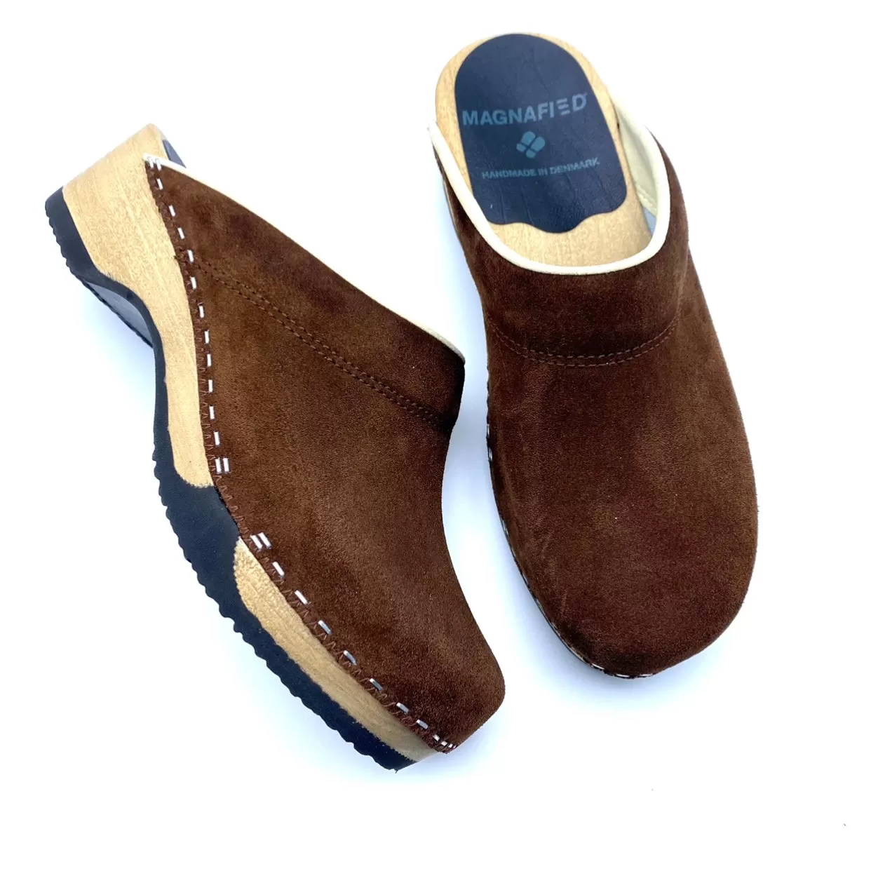 Embla Clogs | Premium Italian Suede Tobacco