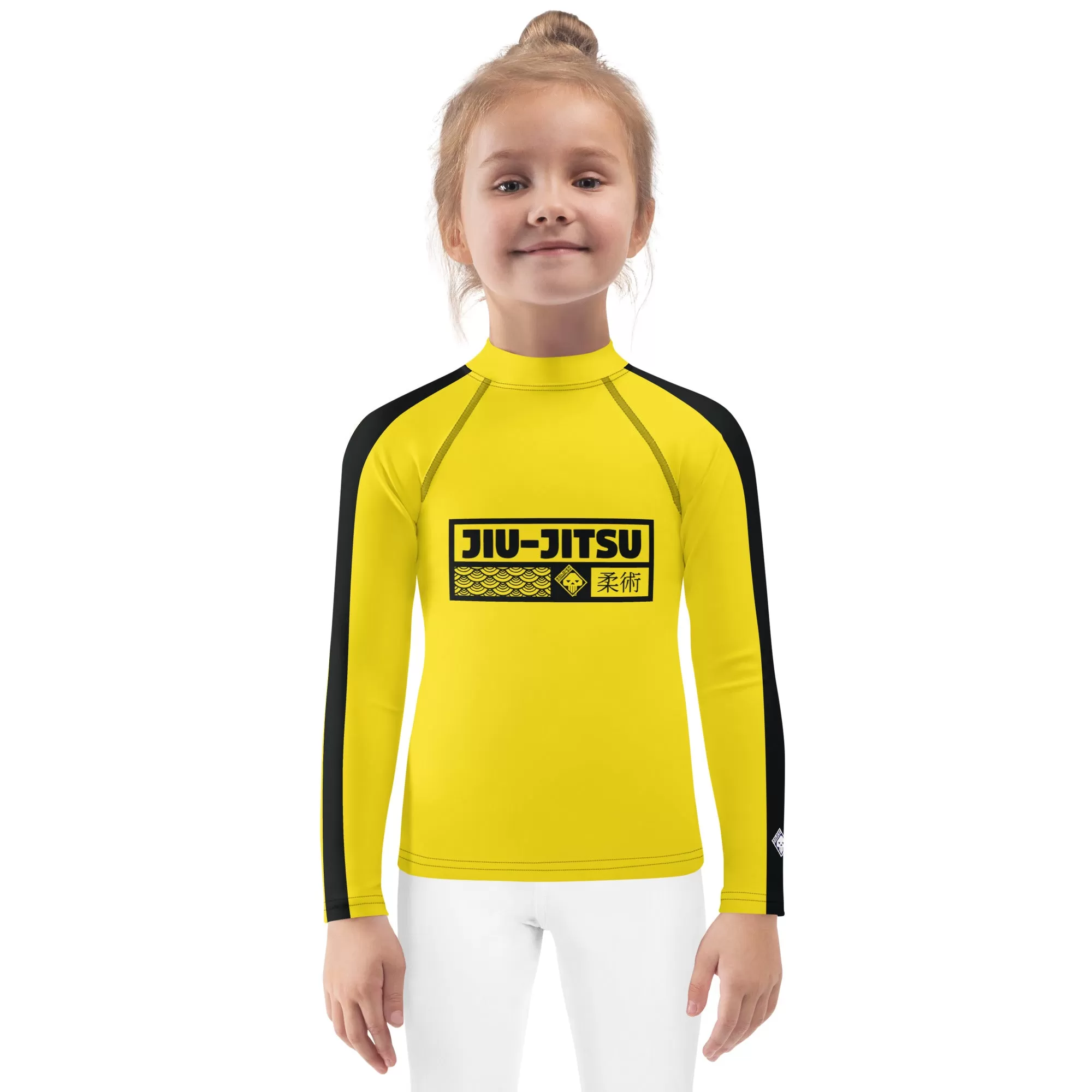 Empower Your Little Warrior: Girls' Bruce Lee Kill Bill Rash Guard - Jiu-Jitsu 020