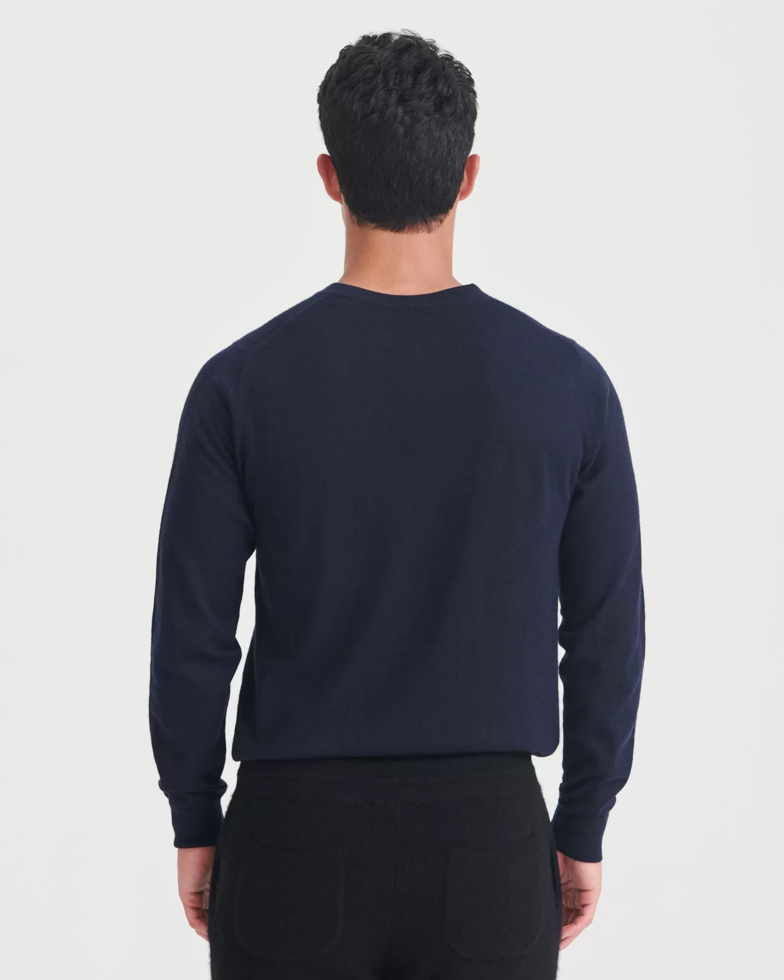 Fancy Cashmere Long Sleeve V-Neck