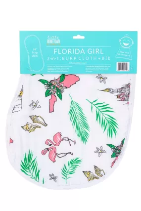 Florida Baby (girl) Burp/Bib Combo