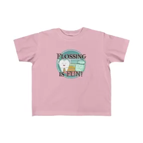 Flossing is Fun! - Kid's Fine Jersey Tee