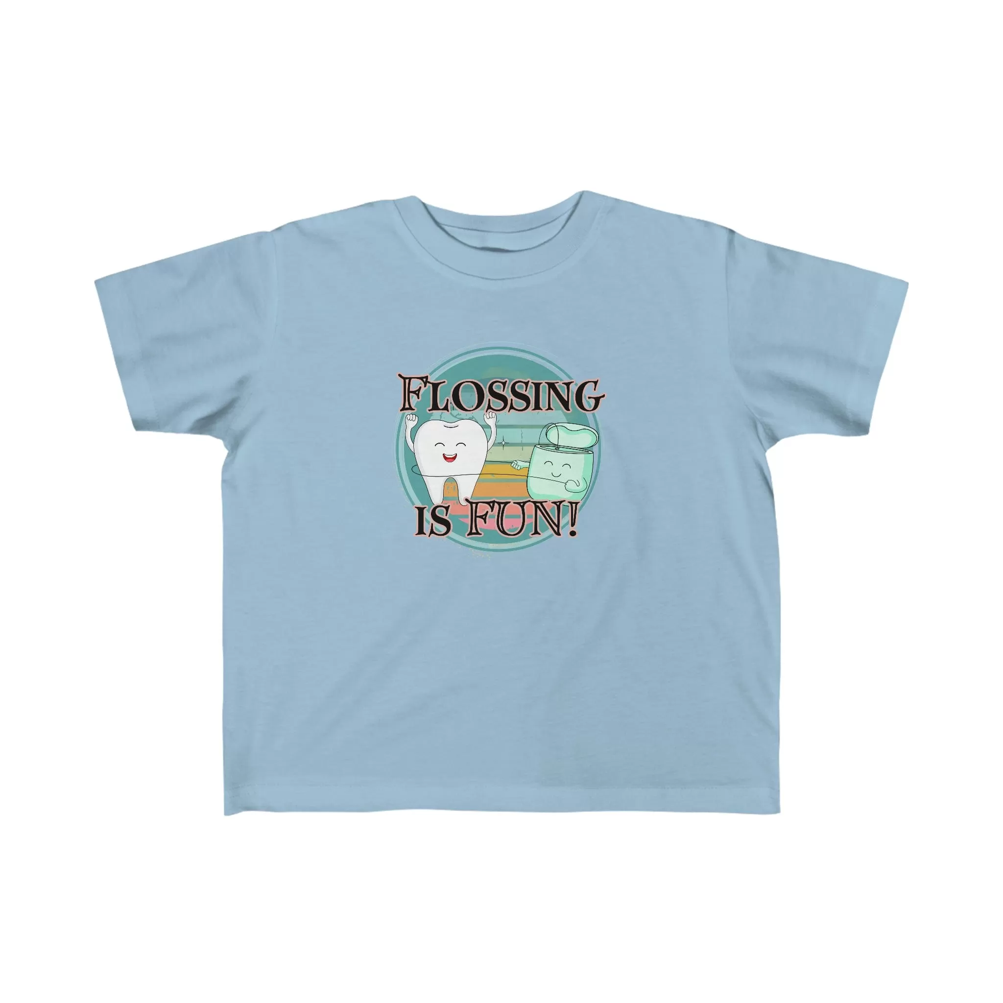 Flossing is Fun! - Kid's Fine Jersey Tee