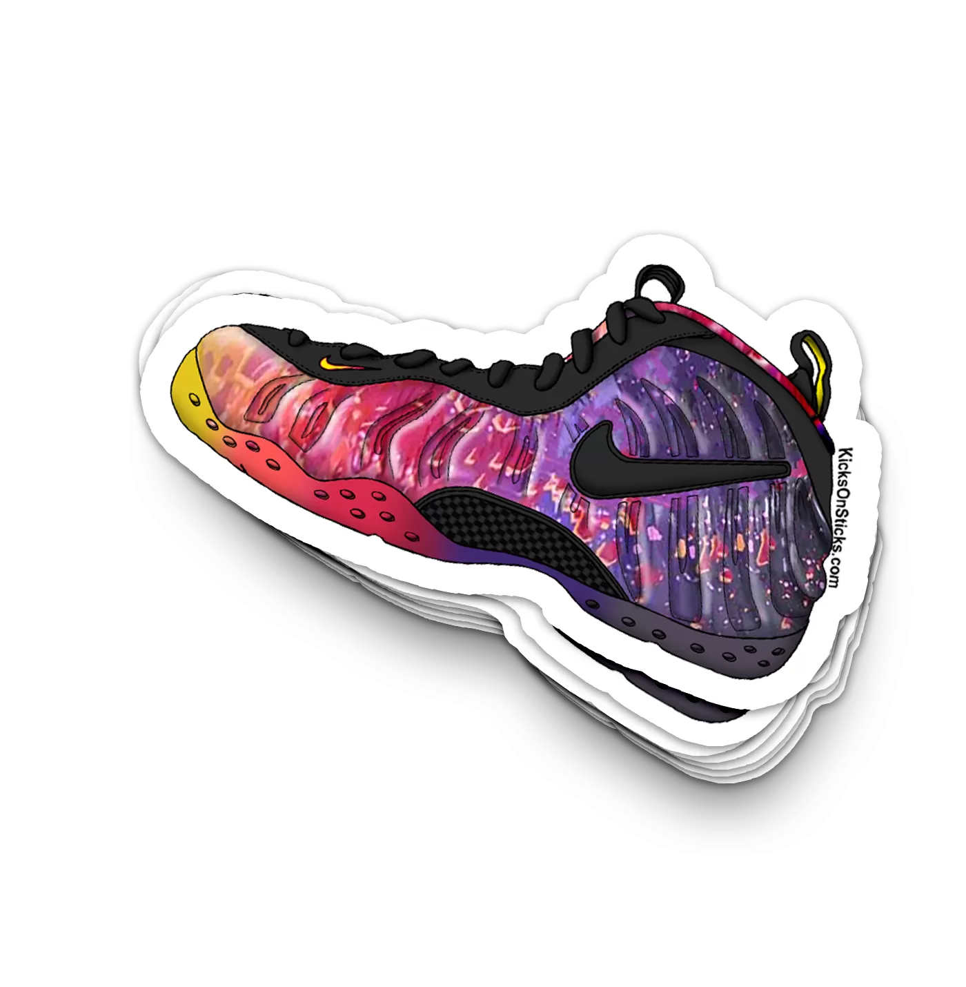 Foamposite Pro "Asteroid" Sneaker Sticker