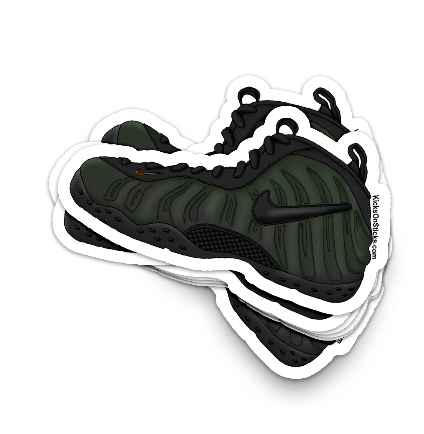 Foamposite Pro "Seqouia" Sneaker Sticker