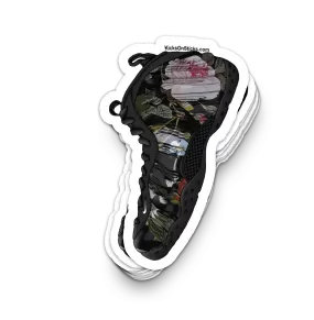 Foamposite "Floral" Sneaker Sticker